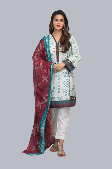 Bonanza Satrangi Asr213p34 Green Eid Collection 2021